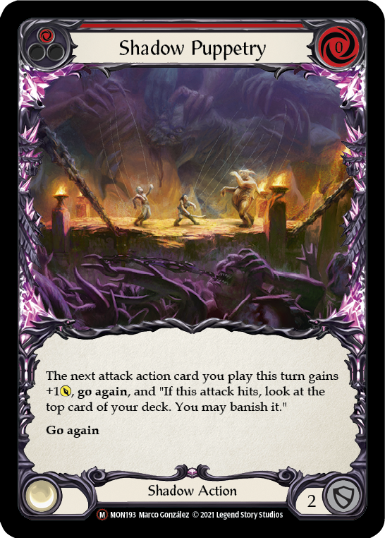 Shadow Puppetry [U-MON193-RF] (Monarch Unlimited) Unlimited Rainbow Foil