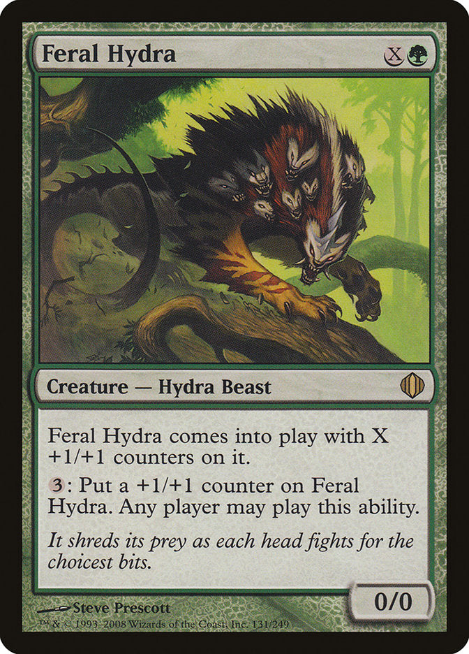 (Oversized) Feral Hydra [Oversize Cards]