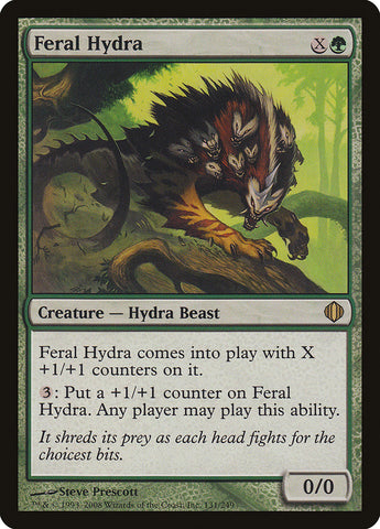 (Oversized) Feral Hydra [Oversize Cards]