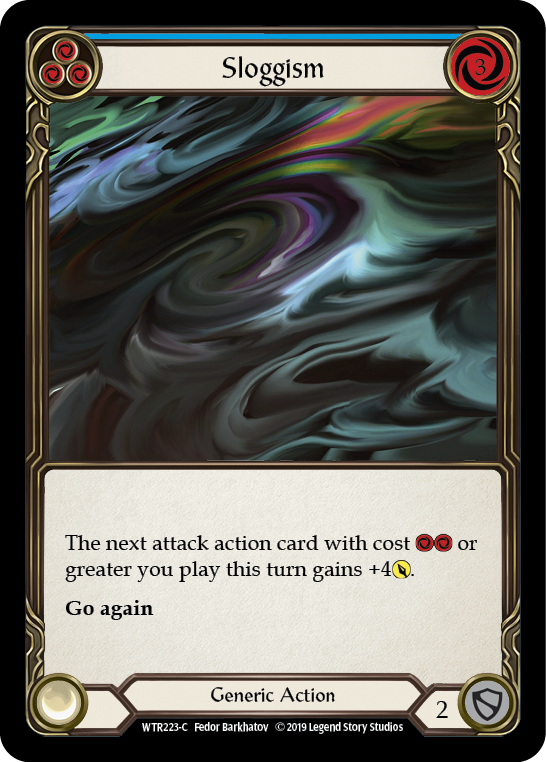Sloggism (Blue) [WTR223-C] (Welcome to Rathe) Alpha Print Rainbow Foil
