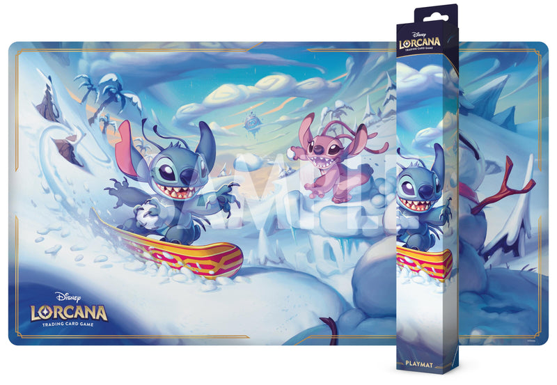 Disney Lorcana: Playmat (Stitch and Angel in Winterspell)