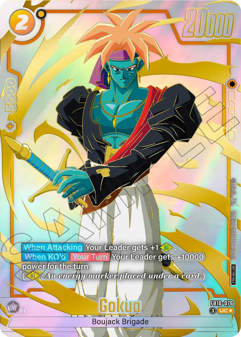 Gokua (FB10-076) (Limited Pack 26-27 WAVE2) [Fusion World Tournament Cards]
