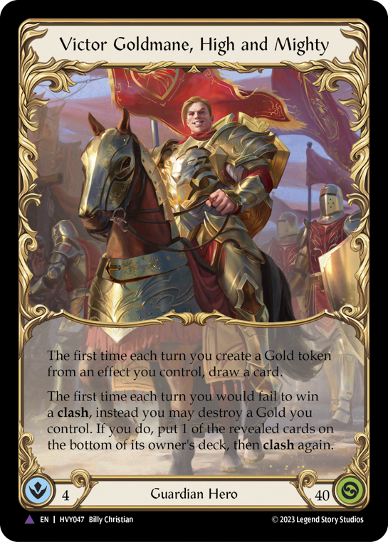 Victor Goldmane, High and Mighty (Marvel) [HVY047] (Heavy Hitters) Cold Foil