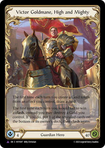 Victor Goldmane, High and Mighty (Marvel) [HVY047] (Heavy Hitters) Cold Foil