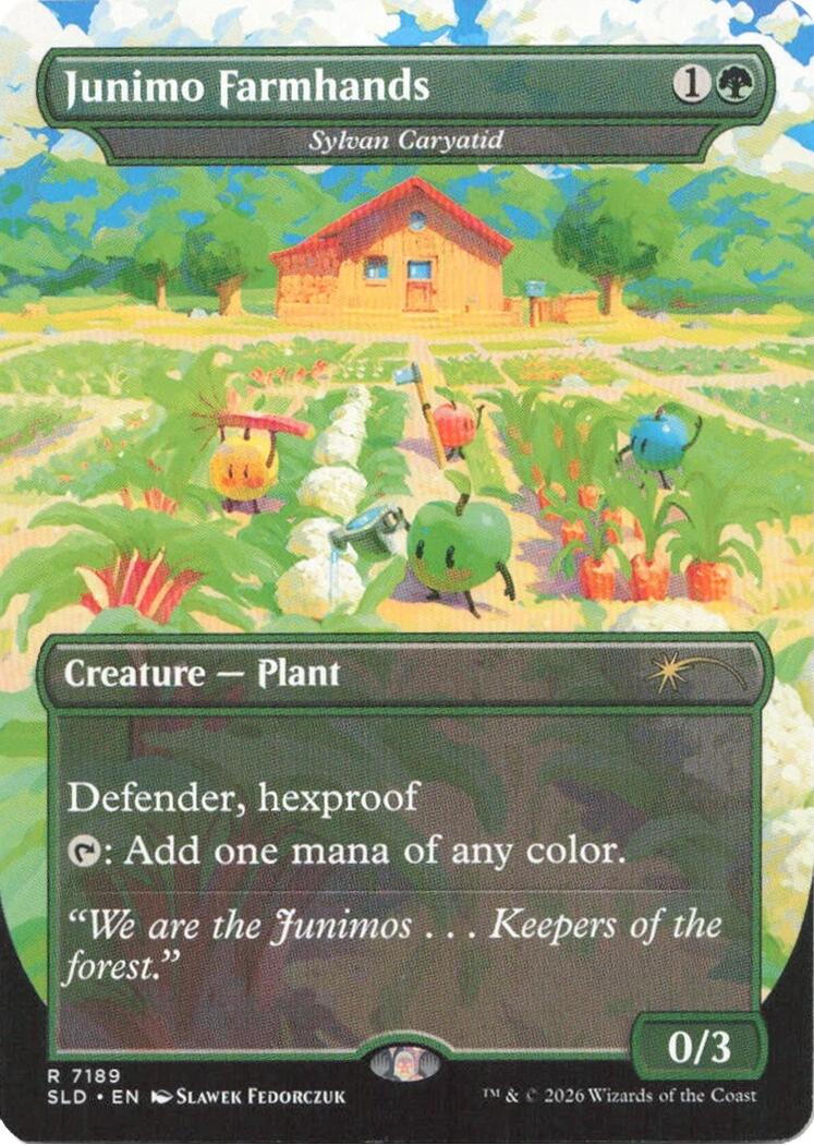 Junimo Farmhands - Sylvan Caryatid [Secret Lair Drop Series]