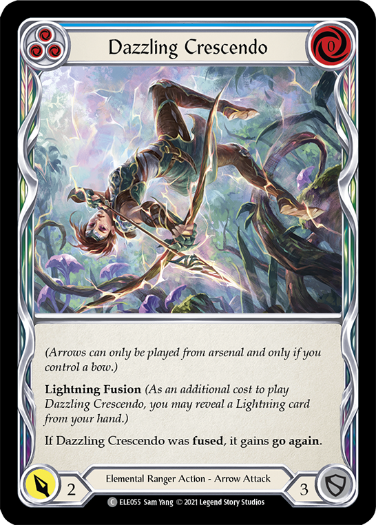 Dazzling Crescendo (Blue) [ELE055] (Tales of Aria) 1st Edition Normal