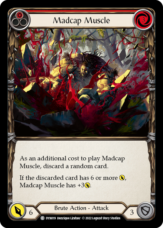 Madcap Muscle (Red) [DYN019] (Dynasty) Rainbow Foil
