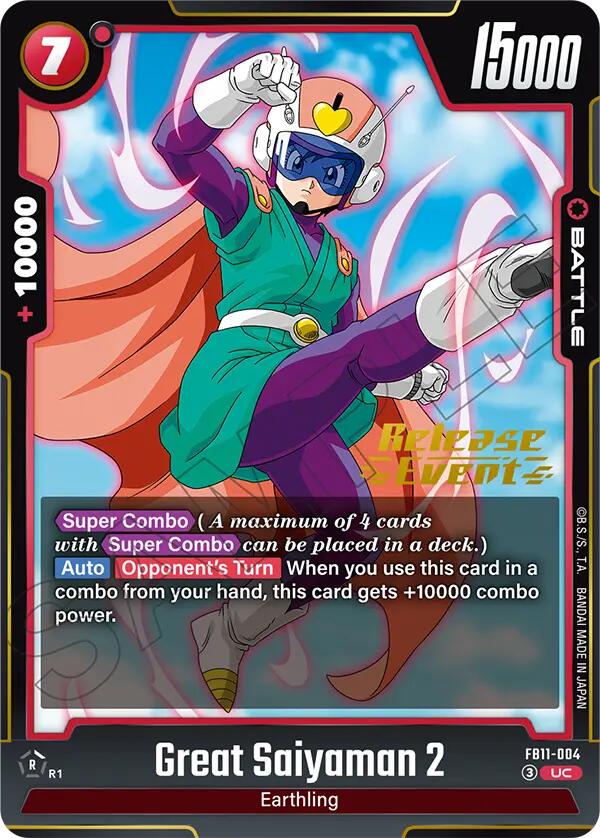 Great Saiyaman 2 (FB11-004) [Brightness of Hope Release Event Cards]