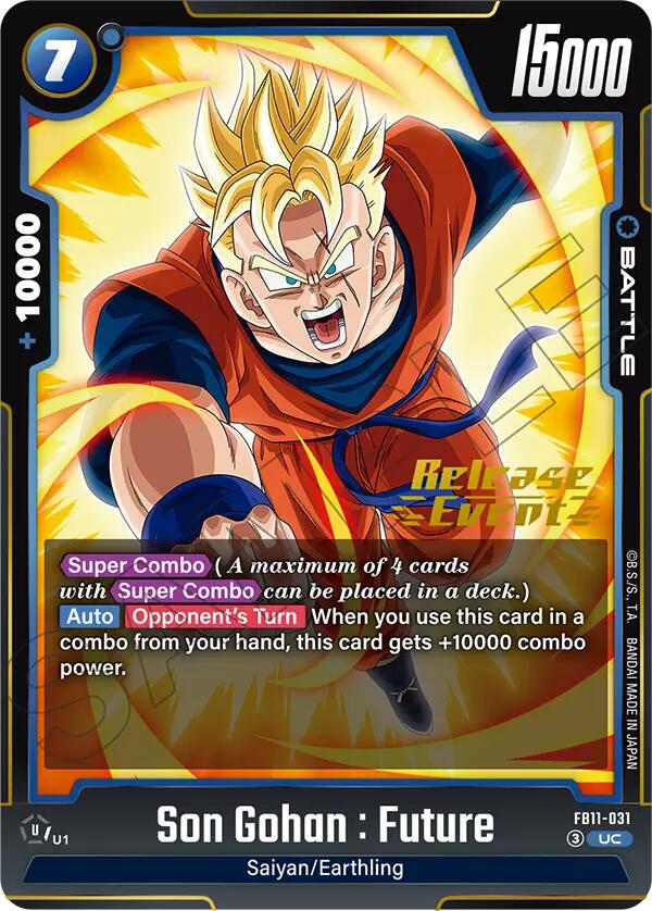 Son Gohan : Future (FB11-031) [Brightness of Hope Release Event Cards]