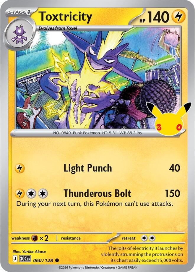 Toxtricity (060/128) [Mega Evolution: 30th Celebration]