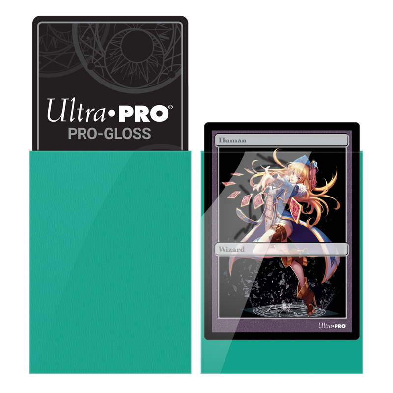 Ultra PRO: Small 60ct Sleeves - PRO-Gloss (Aqua)