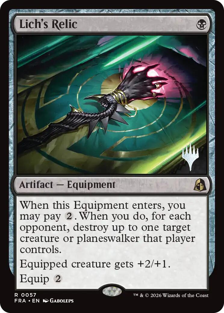 Lich's Relic [Reality Fracture Promo Pack]