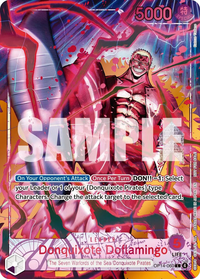 Donquixote Doflamingo (Flame-Flame Fruit Coliseum) [One Piece Promotion Cards]