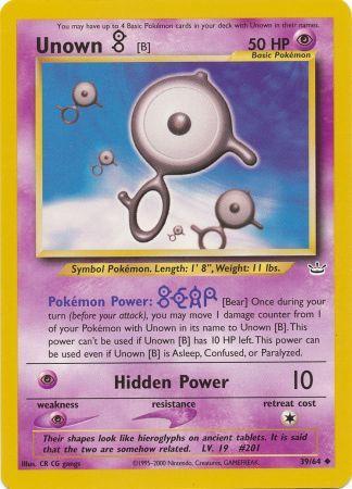 Unown (B) (39/64) [Neo Revelation Unlimited]