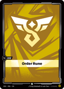 front of card Order Rune [Vendetta] R06