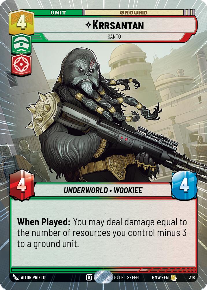 Krrsantan - Santo (318) (Hyperspace) (318) [Homeworlds]