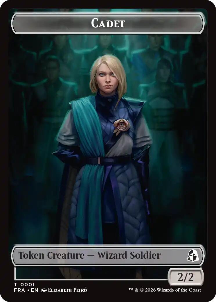 Cadet // Jace Double-Sided Token [Reality Fracture Tokens]