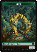 Beast // Phyrexian Beast Double-Sided Token [Foundations Commander Tokens]