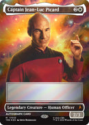 Captain Jean-Luc Picard (Borderless) (Signed) [Star Trek]