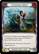 Consuming Volition (Blue) [U-CRU150] (Crucible of War Unlimited) Unlimited Rainbow Foil