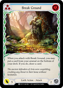 Break Ground (Blue) [ELE133] (Tales of Aria) 1st Edition Normal
