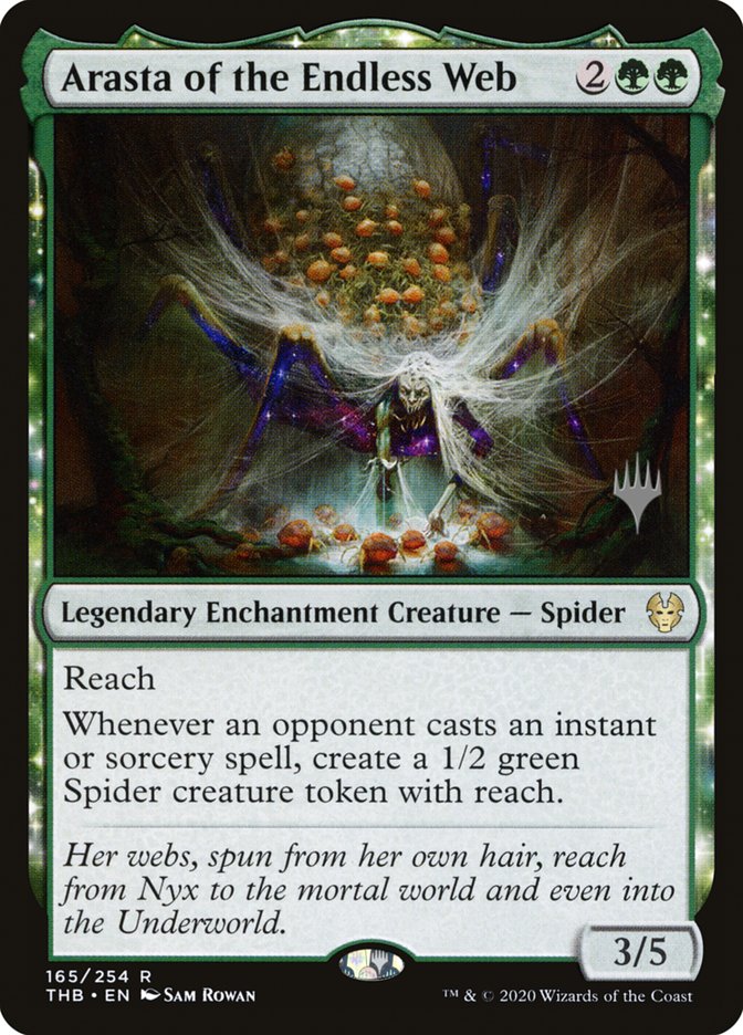 Arasta of the Endless Web (Promo Pack) [Theros Beyond Death Promo Pack]