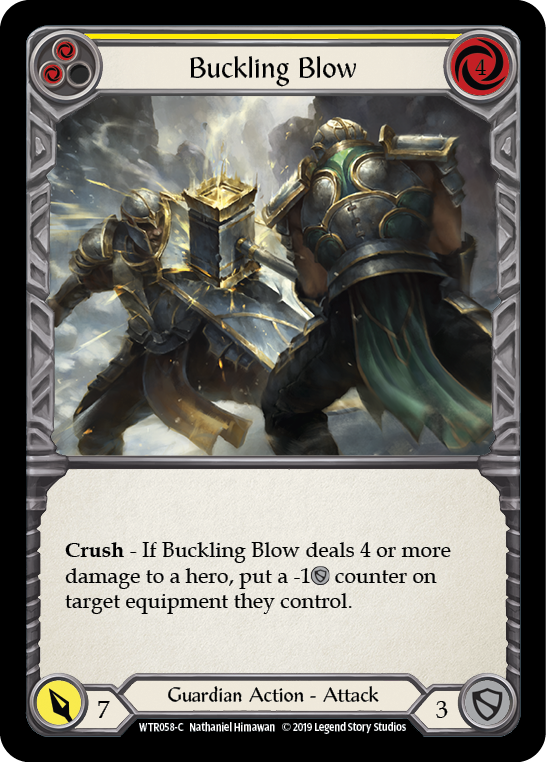 Buckling Blow (Yellow) [WTR058-C] (Welcome to Rathe) Alpha Print Normal