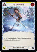 Icy Encounter (Yellow) [U-ELE158] (Tales of Aria Unlimited) Unlimited Rainbow Foil