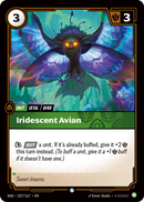 front of card Iridescent Avian [Radiance] 027/167