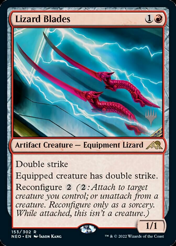 Lizard Blades (Promo Pack) [Kamigawa: Neon Dynasty Promo Pack]