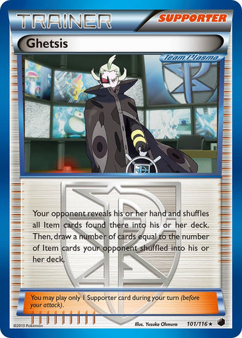 Ghetsis (101/116) (Black & White: Plasma Freeze) [Theme Deck Exclusive]