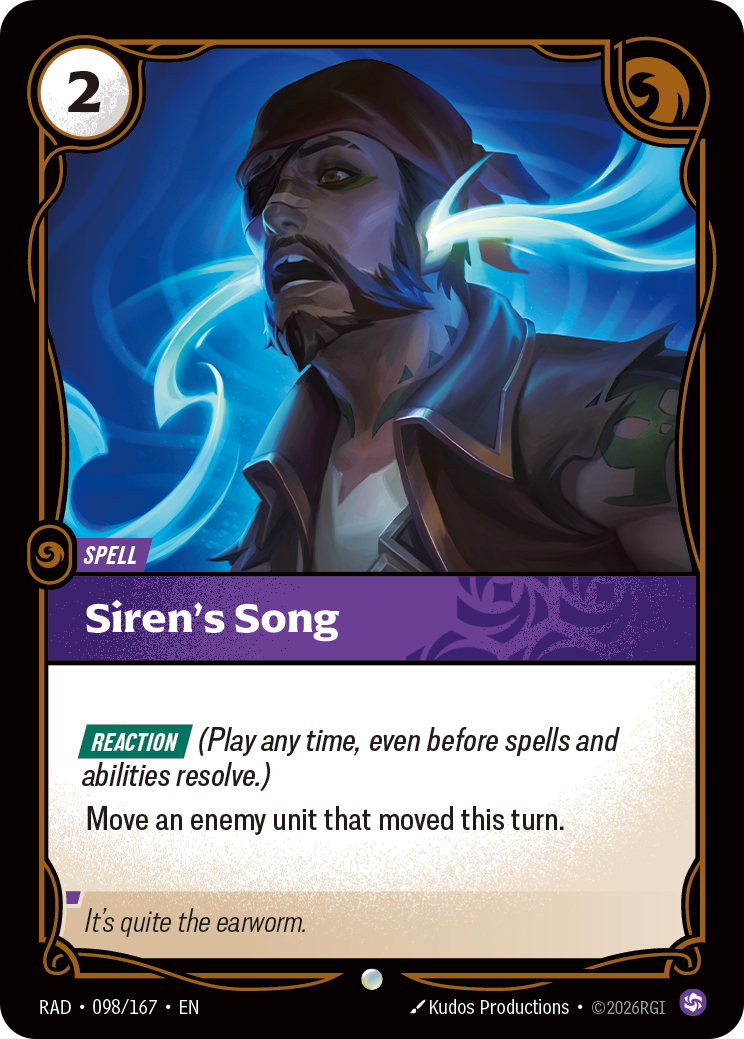 front of card Siren's Song [Radiance] 098/167
