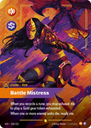 front of card Sivir, Battle Mistress (Overnumbered) [Spiritforged] 250/221