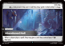 front of card Abandoned Hall [Unleashed] 205/219