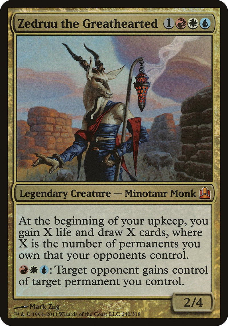 (Oversized) Zedruu the Greathearted [Commander 2011 Oversized]