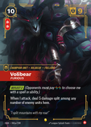 front of card Volibear, Furious (Showcase) [Origins]