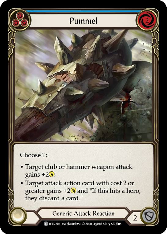 Pummel (Blue) [U-WTR208] (Welcome to Rathe Unlimited) Unlimited Rainbow Foil