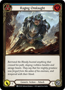 Raging Onslaught (Blue) [U-WTR190] (Welcome to Rathe Unlimited) Unlimited Rainbow Foil