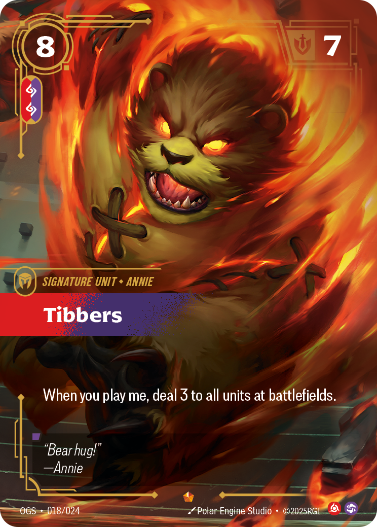 front of card Tibbers [Origins: Proving Grounds]