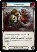 Push Forward (Blue) [CRU096] (Crucible of War) 1st Edition Normal