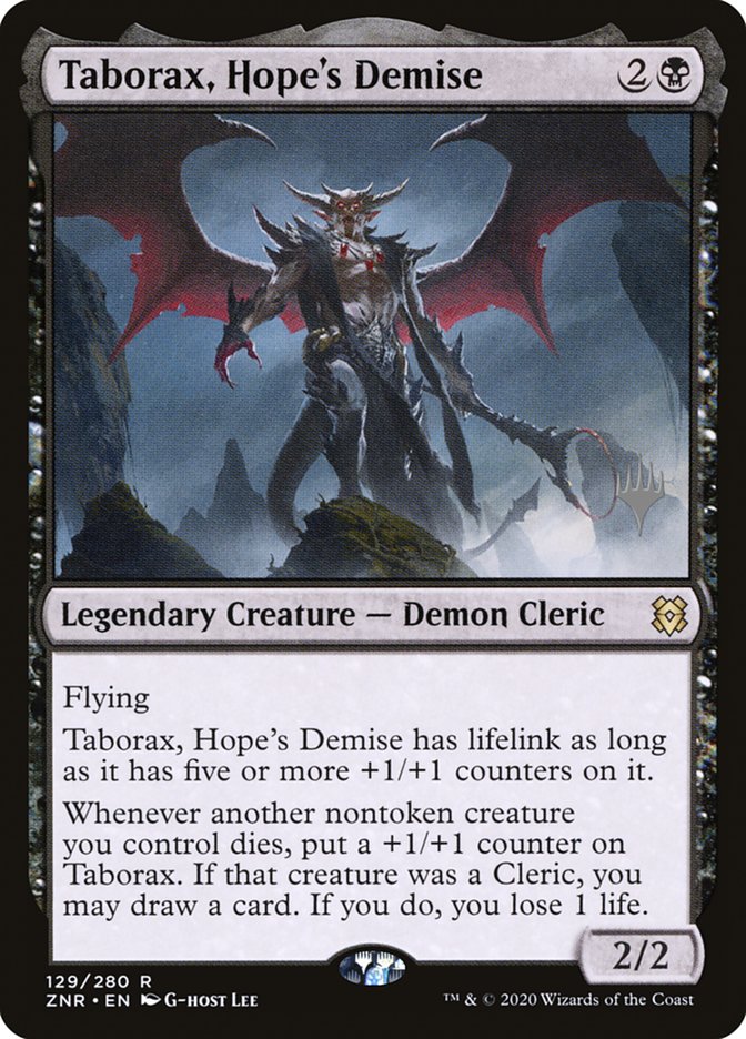 Taborax, Hope's Demise (Promo Pack) [Zendikar Rising Promo Pack]