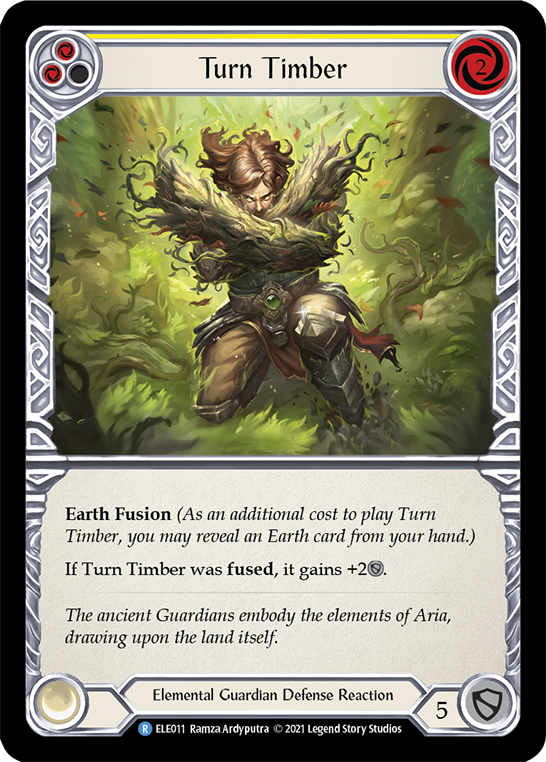 Turn Timber (Yellow) [ELE011] (Tales of Aria) 1st Edition Normal