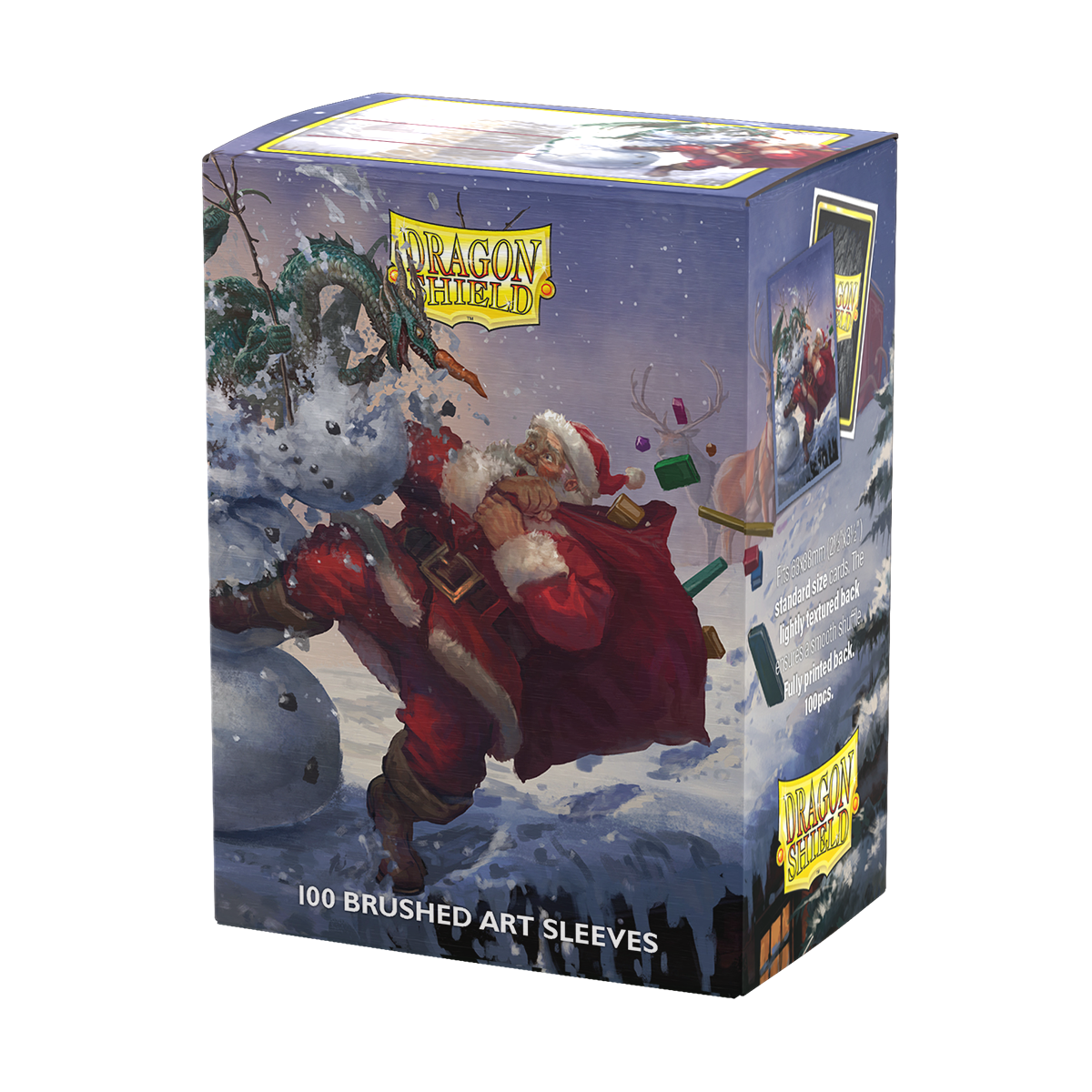 Dragon Shield: Standard 100ct Brushed Art Sleeves - Christmas 2025