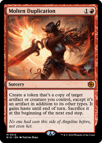 Molten Duplication [Outlaws of Thunder Junction: The Big Score Promo Pack]