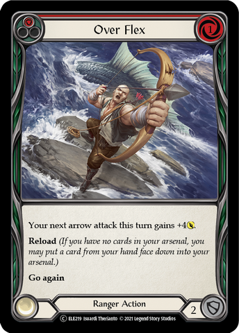 Over Flex (Red) [U-ELE219] (Tales of Aria Unlimited) Unlimited Rainbow Foil