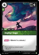 front of card Zephyr Sage [Origins: Proving Grounds]