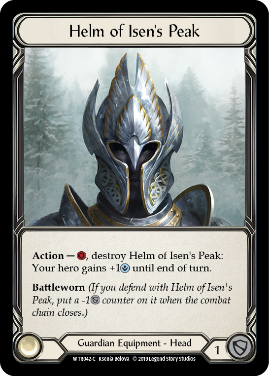 Helm of Isen's Peak [WTR042-C] (Welcome to Rathe) Alpha Print Normal