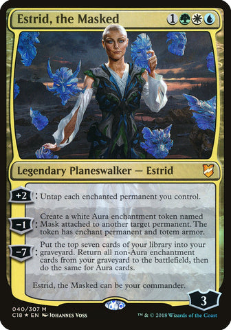 (Oversized) Estrid, the Masked [Commander 2018 Oversized]