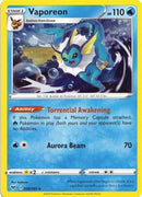 Vaporeon (030/185) (Cosmos Holo) (Sword & Shield: Vivid Voltage) [Theme Deck Exclusive]