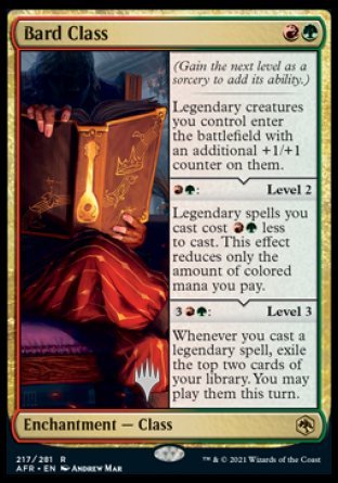 Bard Class (Promo Pack) [Dungeons & Dragons: Adventures in the Forgotten Realms Promo Pack]